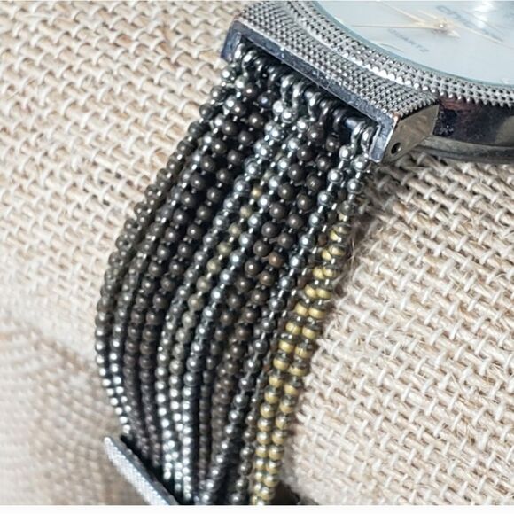 CHICO'S Mixed Metals Ball Chain Watch - Picture 3 of 6